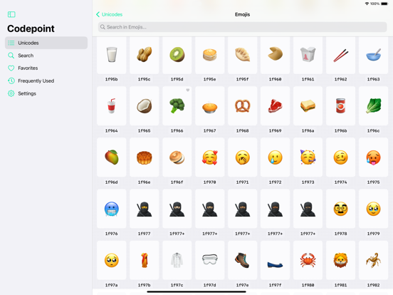 Codepoint iPad screenshot 5 - Graphics & Design app