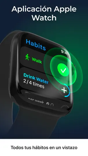Captura de pantalla de HabitApp: Habit Tracker en iPhone 3