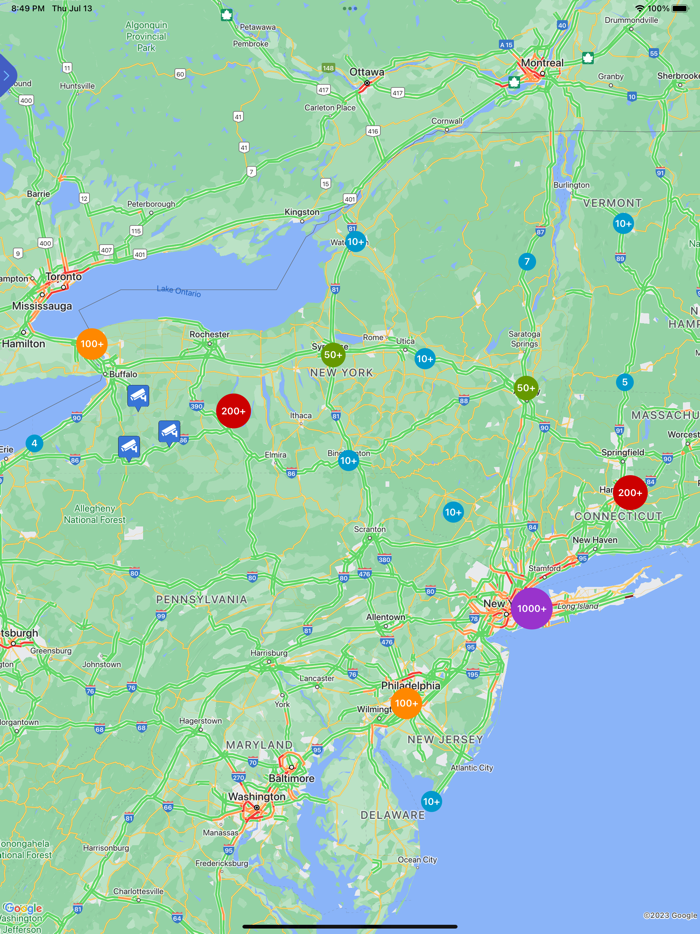 Live Traffic - New York