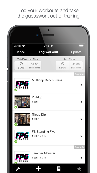 FPG Fitness Screenshot