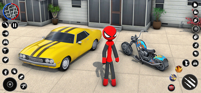 Stickman Rope Hero Simulator