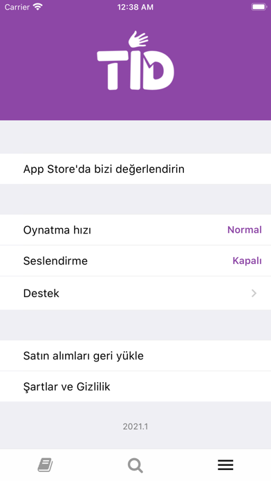 Türk İşaret Dili Screenshot