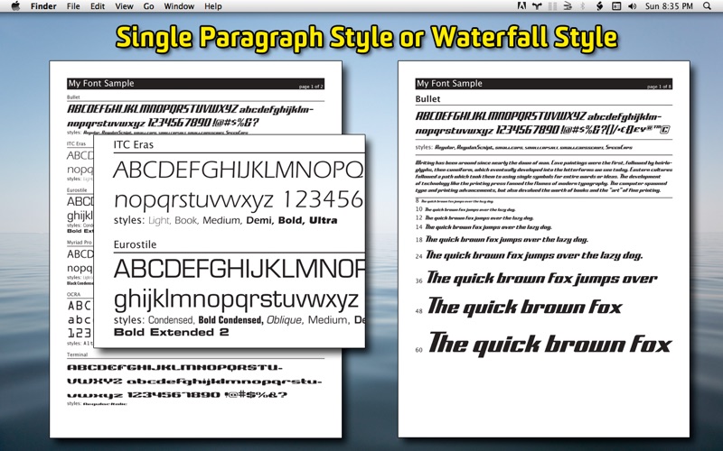Screenshot #3 pour ID Font Catalog