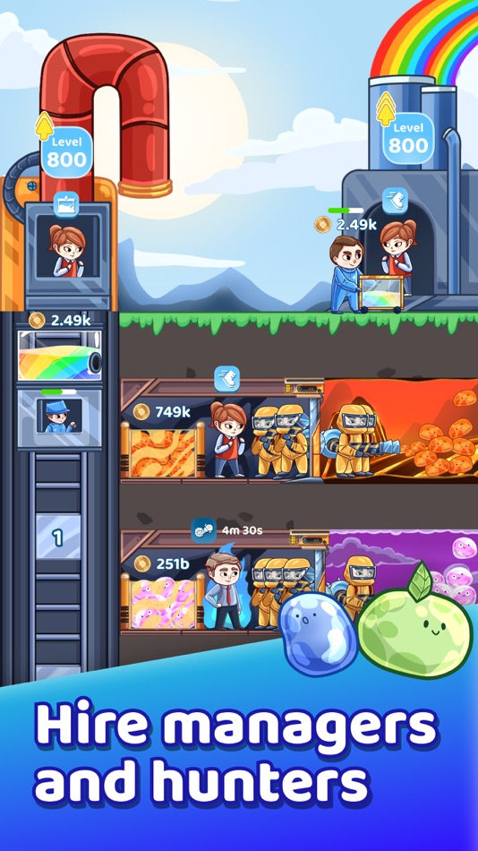 #2. Slime farm: clicker ranch idle (iOS) Podle: Evgeny Grishakov
