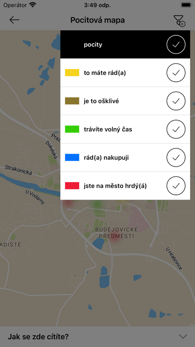 Můj Písek - mapy Screenshot