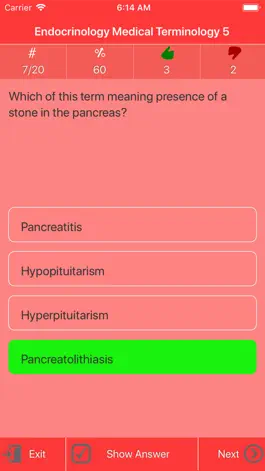 Game screenshot Endocrinology Terminology Quiz hack