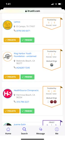 Game screenshot iTRUSTit apk
