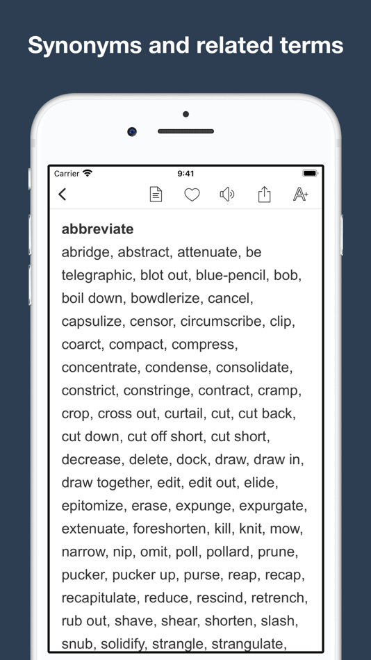 #2. Moby Thesaurus - extended (iOS) 由: Thuy Duong