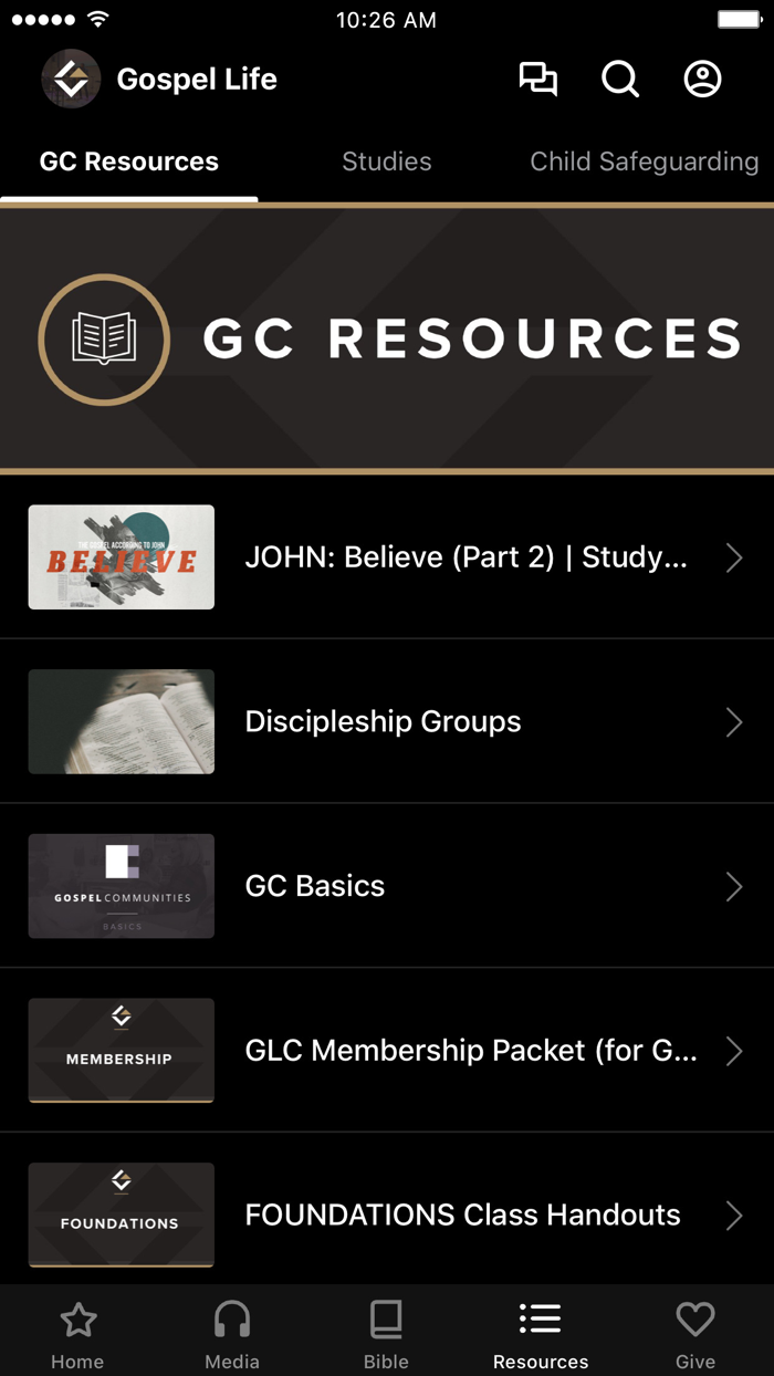 Gospel Life Church App