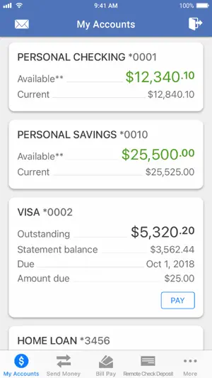 Connex Credit Union Mobile screenshot 1