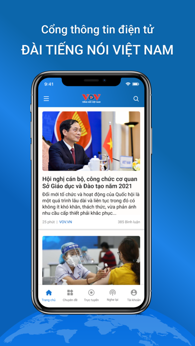 VOV - Tiếng nói Việt Nam Screenshot