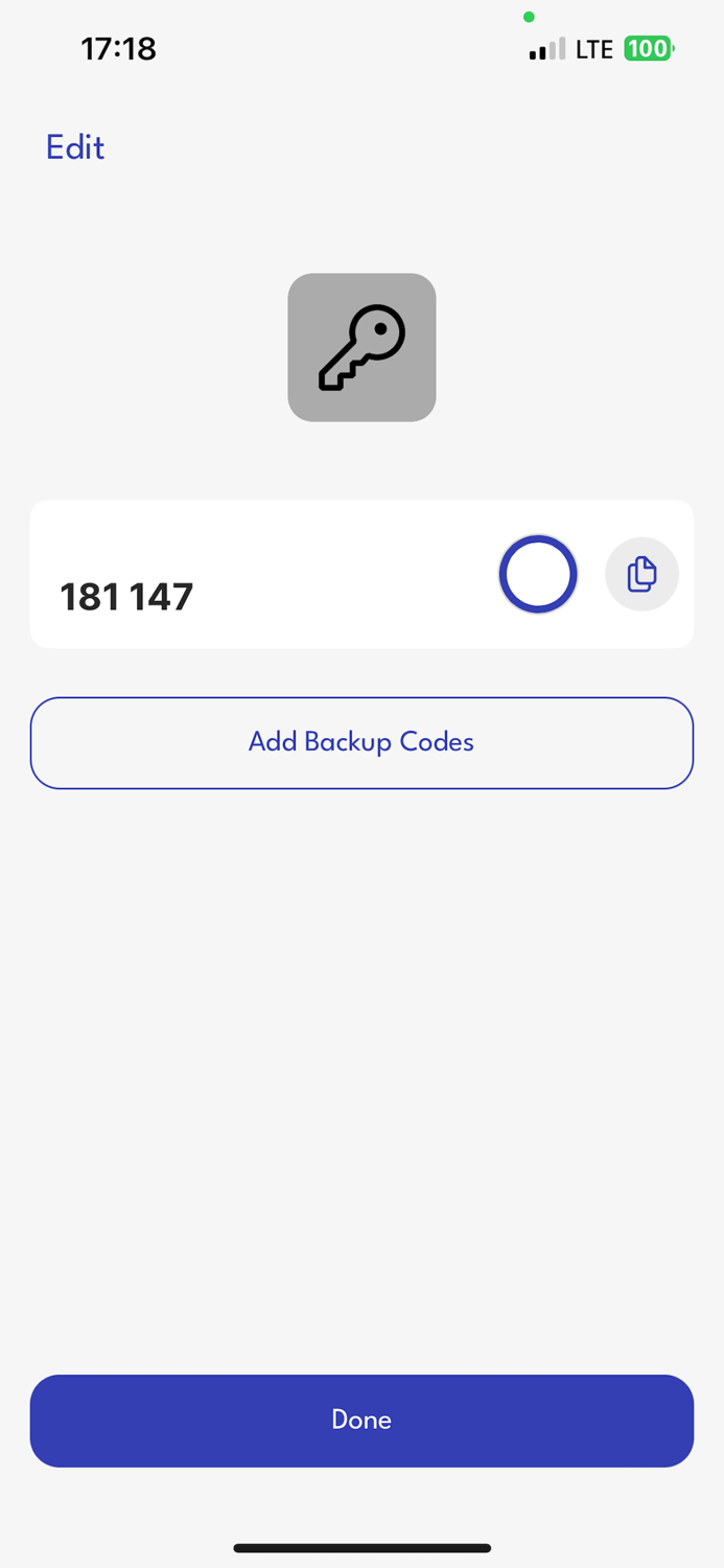 Account Authentication App