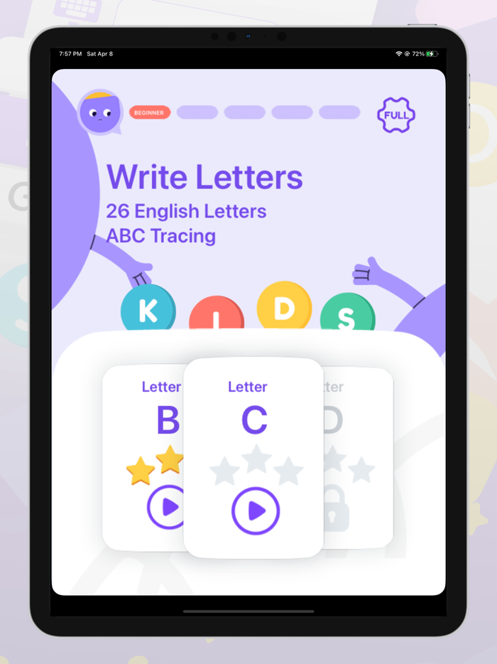 Write Letters  Tracing ABC