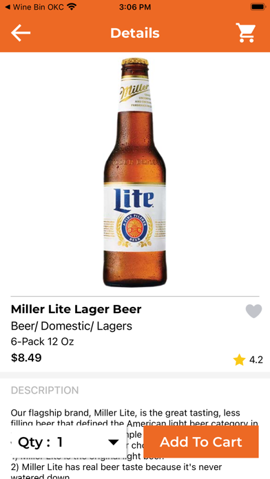 Beverages2U Screenshot