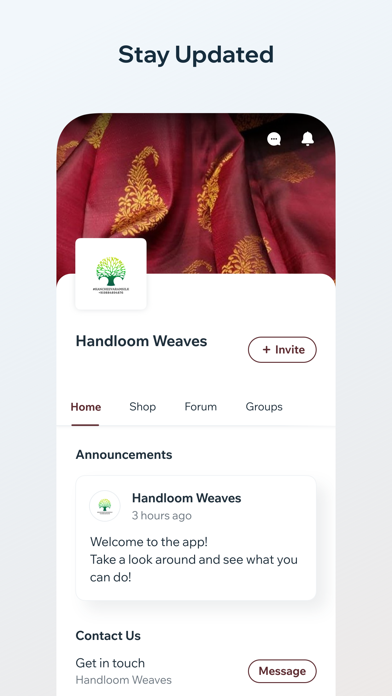 Handloom Weaves Screenshot