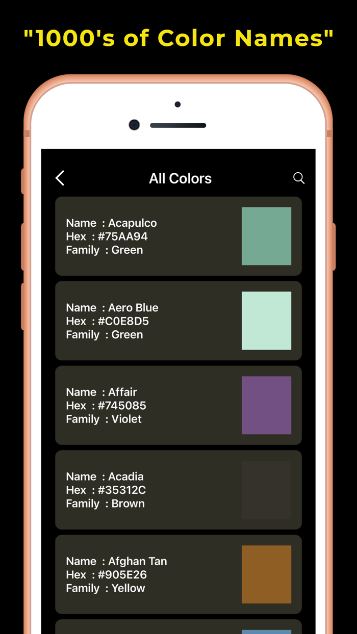 Color Name Picker - Blind Test