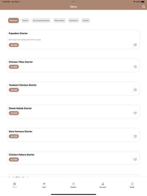Screenshot #4 pour Aura Indian Cuisine