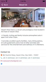 vasant vihar club iphone screenshot 3