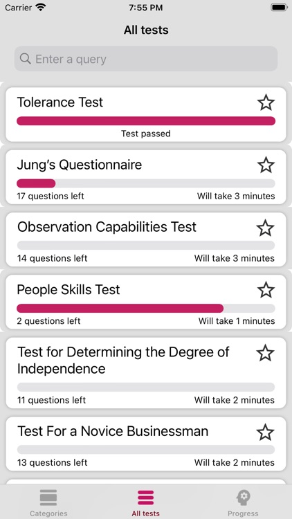 40+ Psychological Tests screenshot-3
