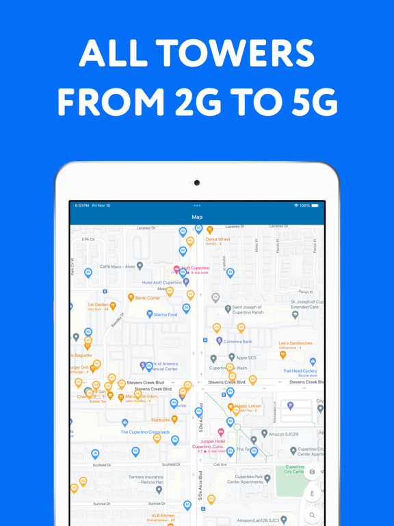Cellular signal map - 5G, LTEのおすすめ画像2