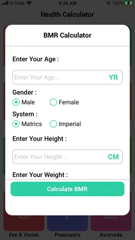 Game screenshot All Health Calculators apk