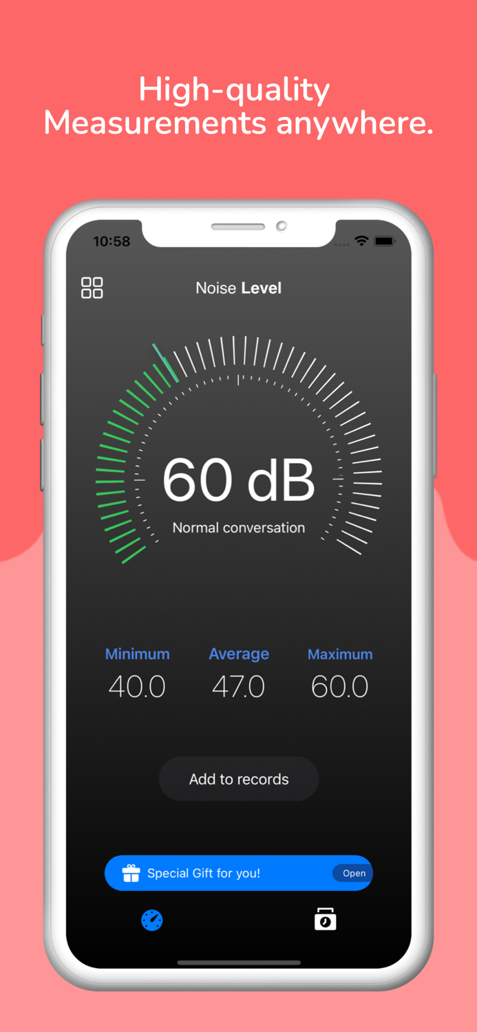 Decibels Sound Level dB Meter