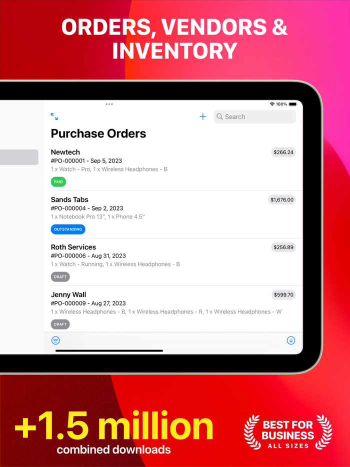 Purchase Order for Business