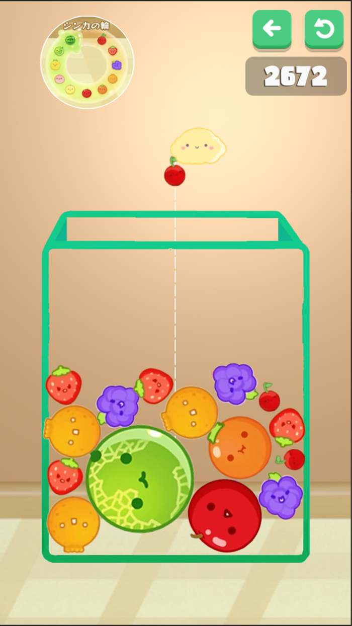 Watermelon merge game