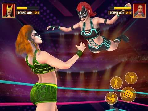 New Girls Fighting Games 3Dのおすすめ画像1