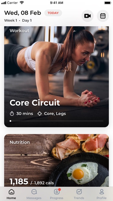 RoyalBody Online Training Screenshot