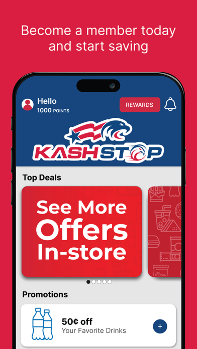 Kash Stop Rewards Screenshot