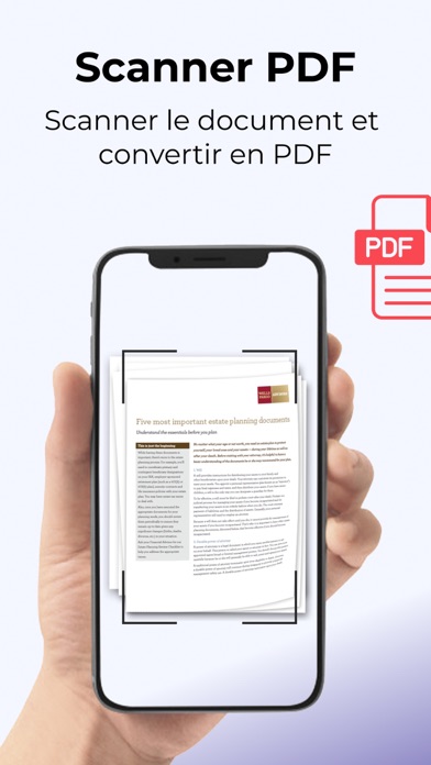 Screenshot #1 pour Cam to PDF: Mobile Doc Scanner