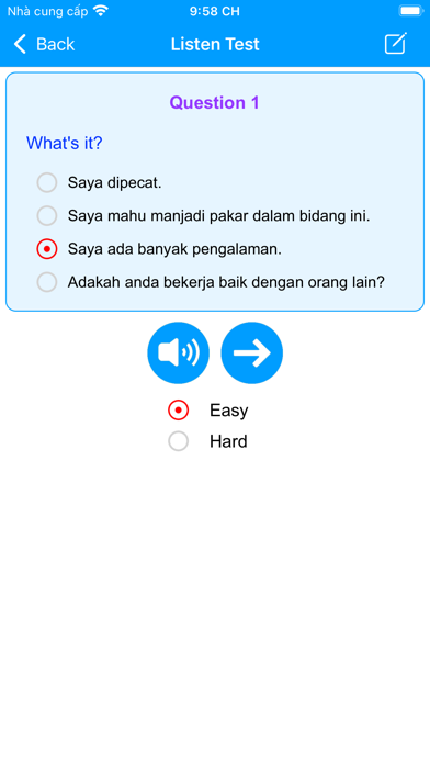 Learn Malay Phrases Offline Screenshot
