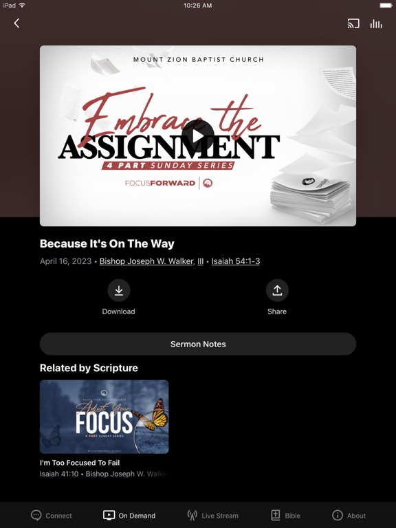 Screenshot #6 pour Mt. Zion Baptist Church