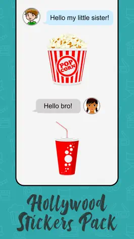 Game screenshot Hollywood Stickers Pack apk