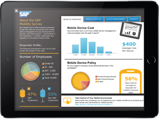 Screenshot #5 pour SAP BusinessObjects Mobile