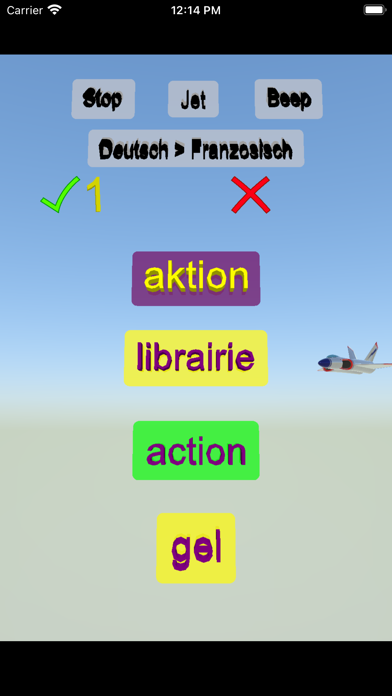 Egitir Deutsch Französisch app Screenshot