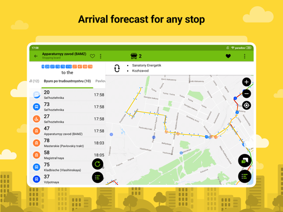 Screenshot #6 pour Bustime: Transport online