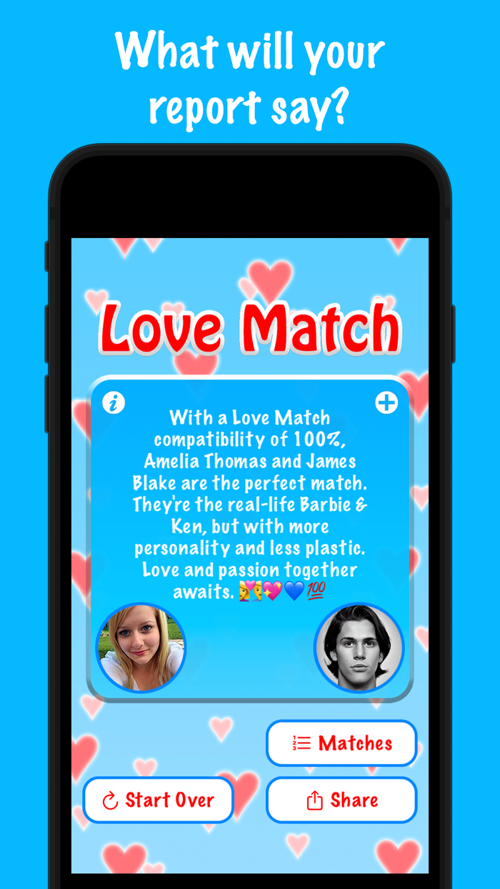Love Match Compatibility Calc