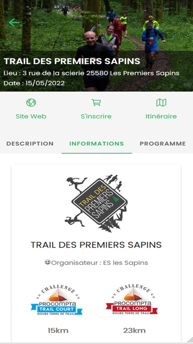 Doubs Terre de Trail Screenshot