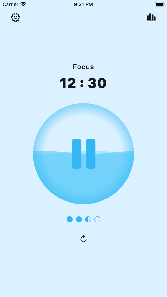 #2. Droplet Timer (iOS) Podle: Fang Wang