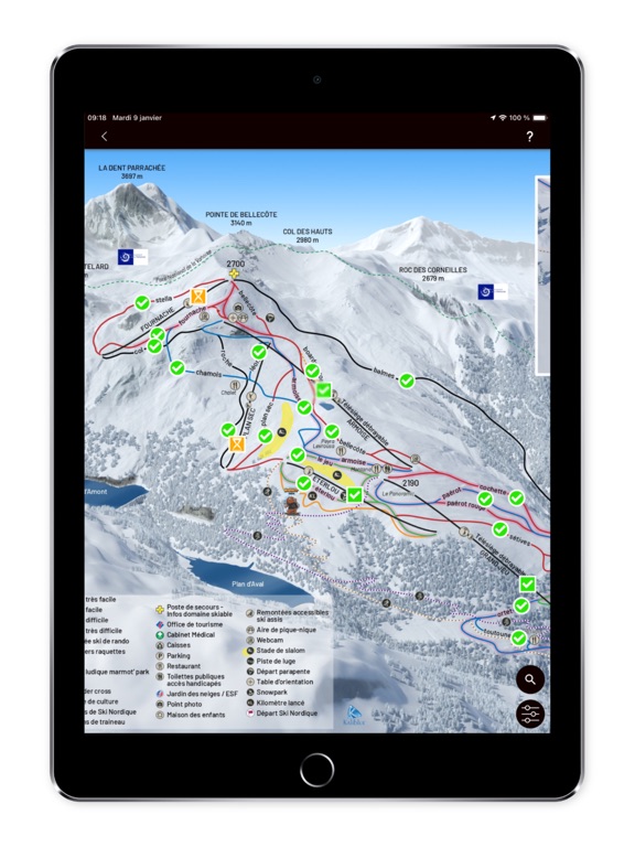 Aussois iPad screenshot 4 - Sports app