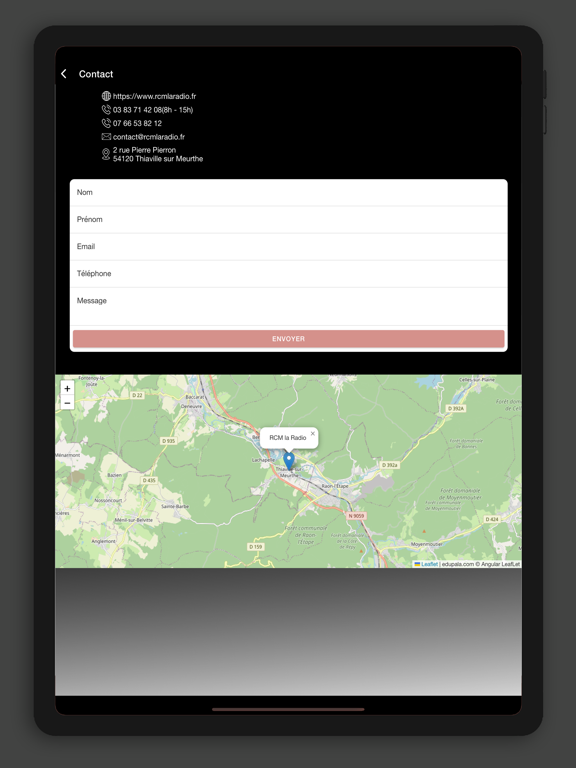 App screenshot