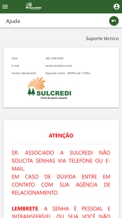 SulCredi Abelardo Empresa Screenshot