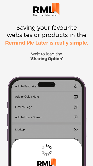 RemindMeLater.io Screenshot