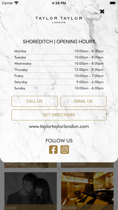Taylor Taylor London Salons Screenshot