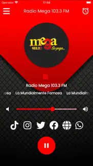 radio mega 103.3 fm iphone screenshot 1