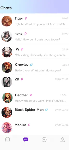 Game screenshot AI Girlfriend: Anime Chatbot apk