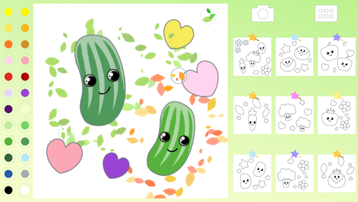 Vegetable Coloring Kid Toddler