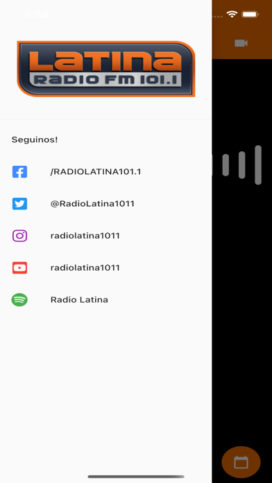 Radio Latina 101.1 Screenshot